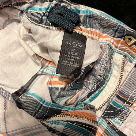 Arizona Jean Co Boys size 7x Reg Adjustable Cargo Shorts - Picture 4 of 5